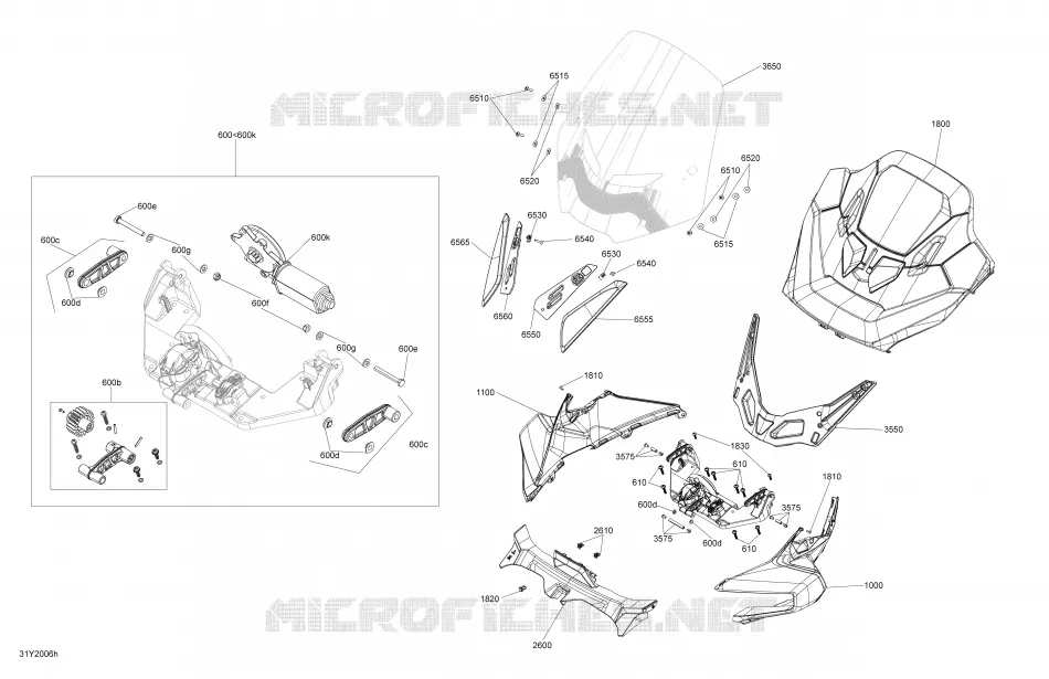Body And Accessories Upper Console & Windshield