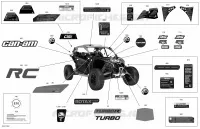Decals - Turbo R - Package XRC - North America