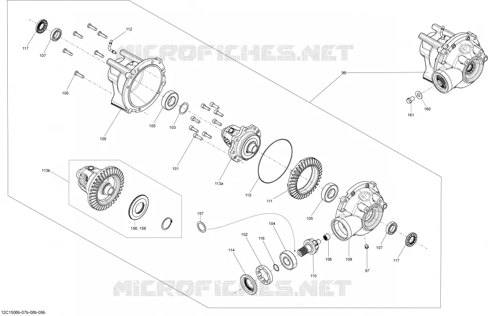 Drive System, Front _Differential_12C1508b