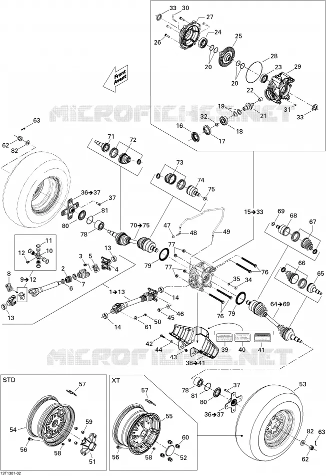 Drive System, Rear