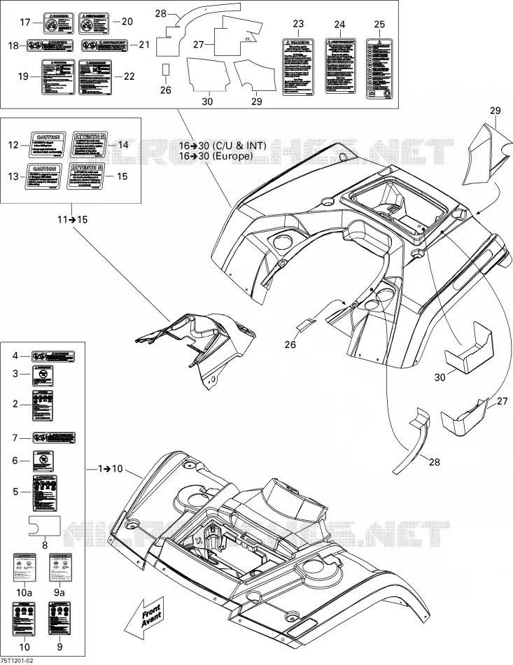 Fender And Central Panel Kit