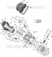 01- Rotax - Culasse, Avant