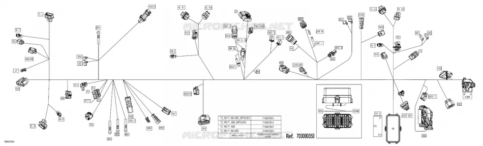 08- 0 - MAIN HARNESS - 710009199