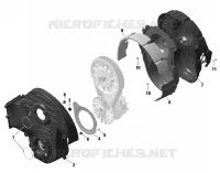ROTAX - Transmission - CVT Cover - 600 ACE