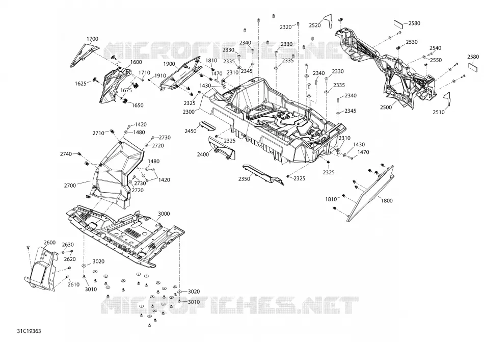 Body Maverick Trail - 800  -  Rear Section