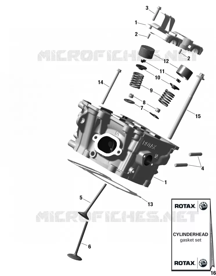 01- ROTAX - Cylinder Head