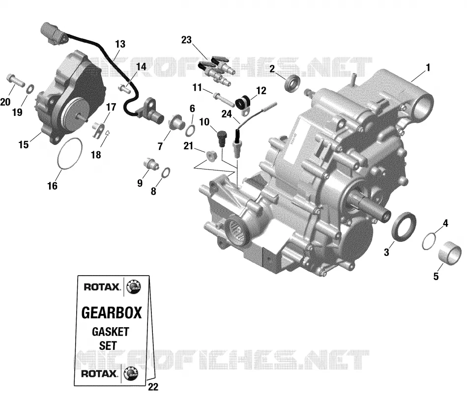 Rotax - Gear Box And Components 420686217