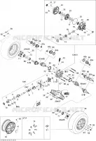 Drive System, Rear 500 EFI