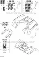 Fender And Central Panel Kit 500 EFI