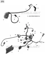 Engine Harness and Electronic Module - 570 EFI (Outlander L)