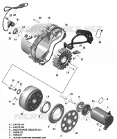 Magneto And Electric Starter -  1010R