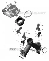 Rotax - Air Intake Manifold And Throttle Body Version 2
