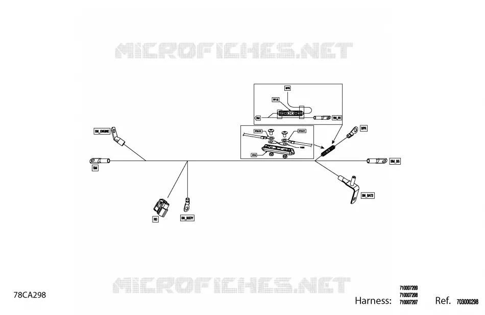 Electric - Wiring Harness Starter - 710007207