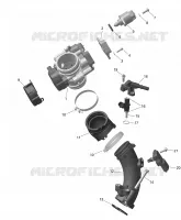Rotax - Air Intake Manifold And Throttle Body - 450