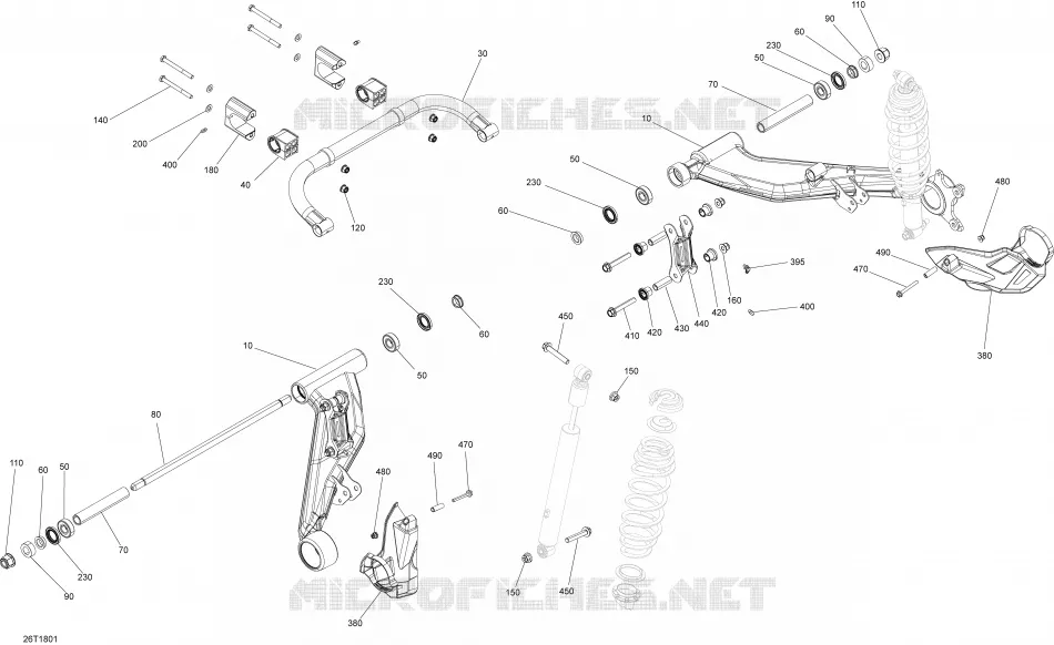 Rear Suspension Outlander 450-570