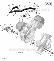 Engine Cooling - 850 EFI