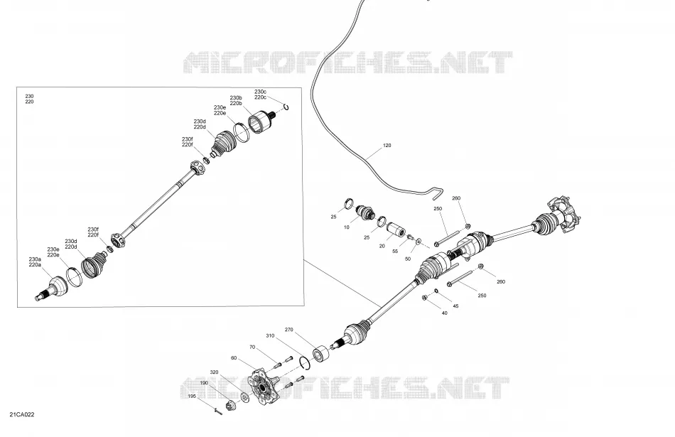 Drive - Rear Section - Common Parts