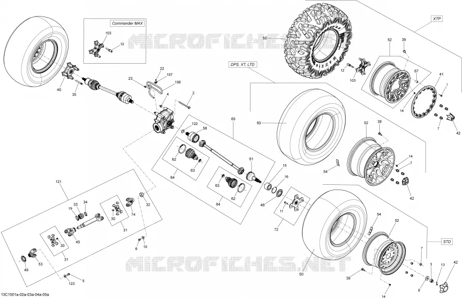 Drive System, Rear _13C1503a