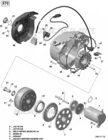 Magneto and Electric Starter - 570 EFI (With DPS)
