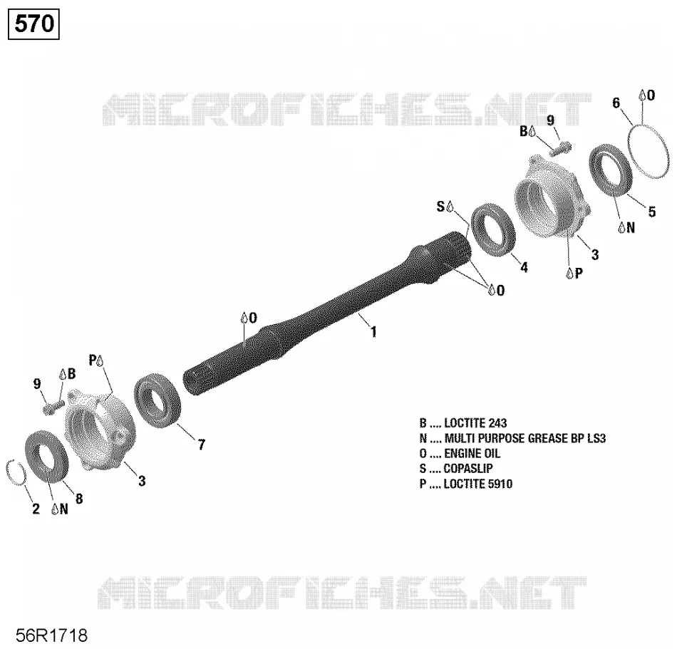 Drive Shaft - 570 EFI