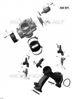 Air Intake Manifold And Throttle Body Outlander_18R1502