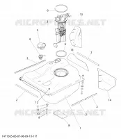 Fuel Tank - Pump _14Y1505f