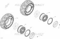 Wheels and Tires - Front and Rear - Package STD