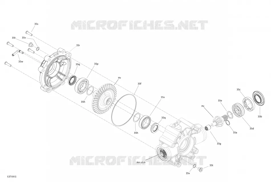 Rear Drive 6X6 - Middle Differential