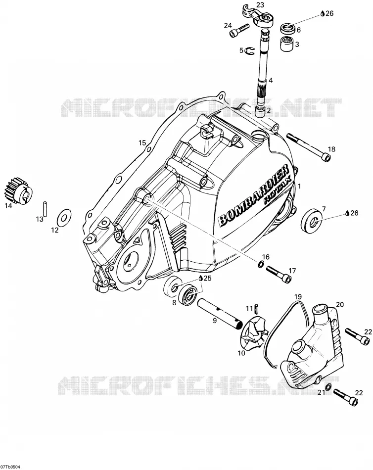 Clutch Housing And Water Pump