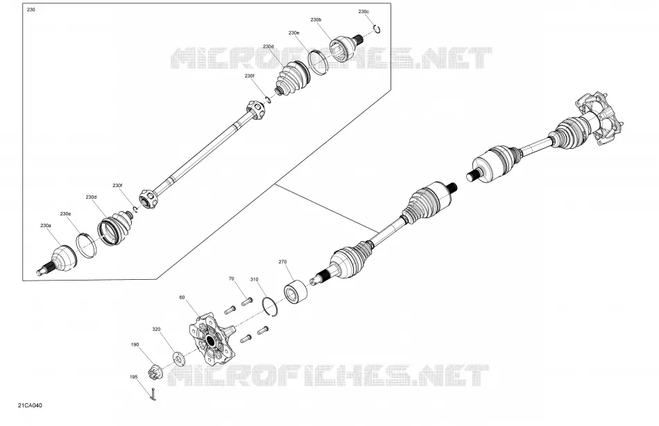 Drive - Rear Section - Common Parts