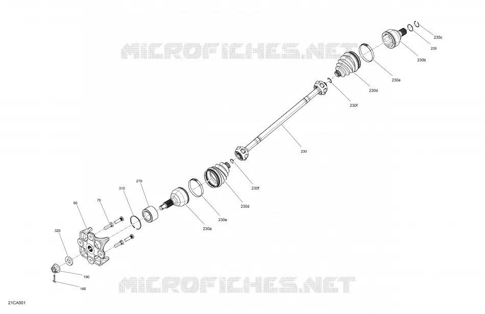 Drive - Rear Section - Common Parts