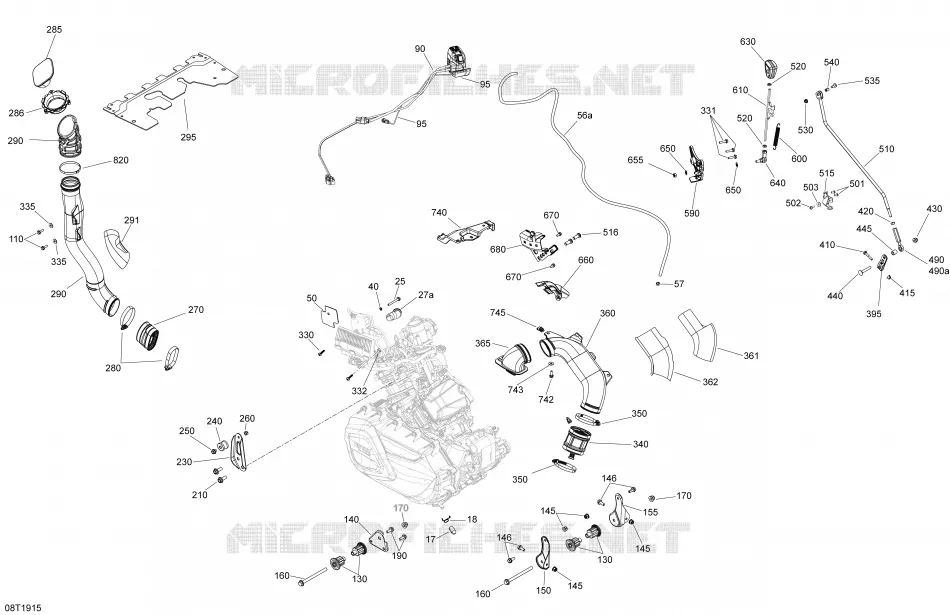 Engine - 1000 EFI - 6X6