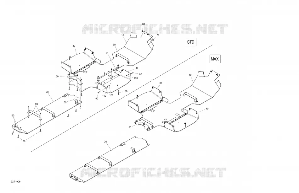 Skid Plate 6X6 1000 EFI - Skid Plate Option