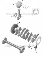 01- ROTAX - Crankshaft and Pistons