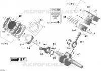 Crankshaft, Piston And Cylinder V1_STD, XT, XTP