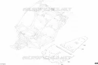 Body Floor Part Maverick X3 Sunburst Yellow Models - Package XMR
