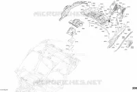 Body Rear Part Maverick X3 Sunburst Yellow Models - Package XMR