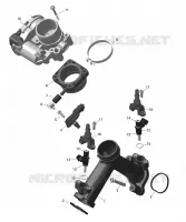 01- ROTAX - Air Intake Manifold And Throttle Body