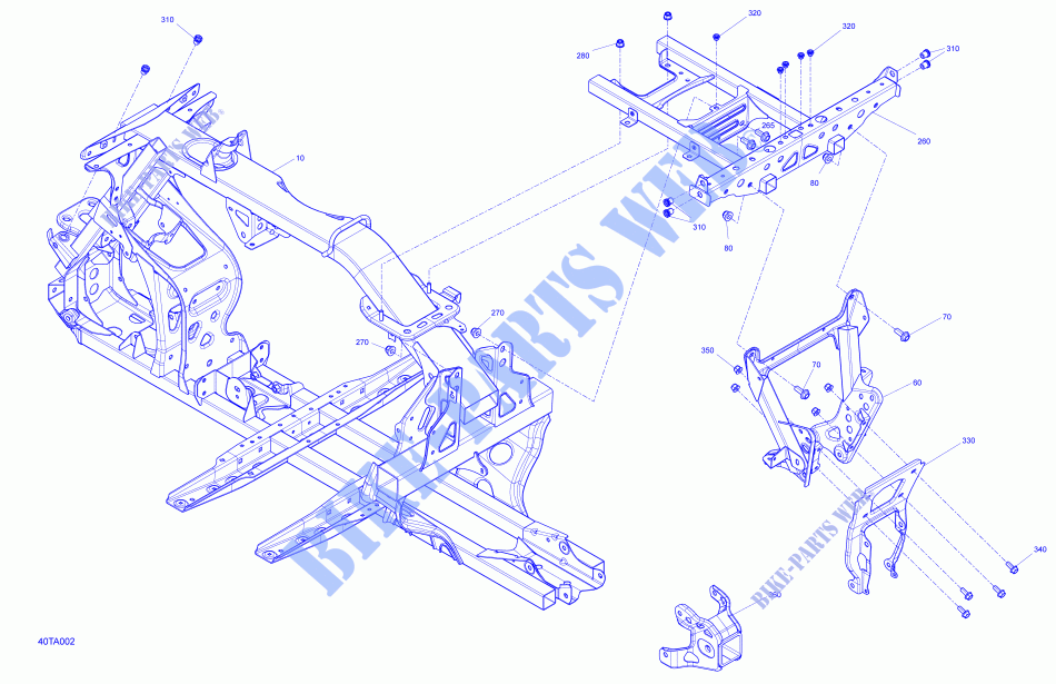 Frame   System for Can-Am OUTLANDER 650 2021