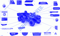 Body   Decals for Can-Am OUTLANDER MAX 6X6 1000 2021