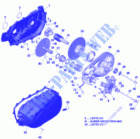 Rotax   Transmission   349 for Can-Am OUTLANDER X MR 1000R (VISCO-4LOK) 2021