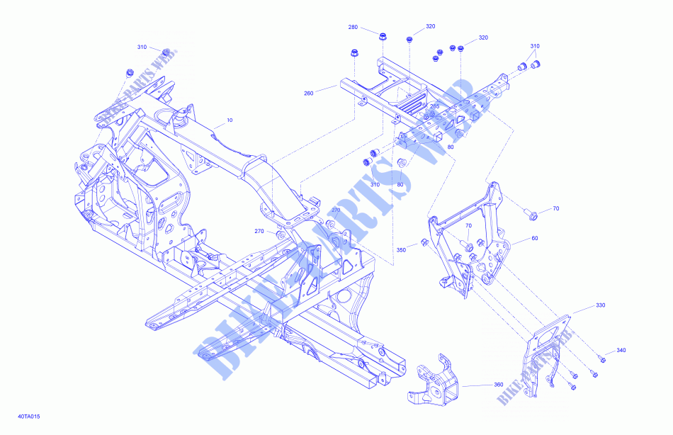 Frame   System for Can-Am OUTLANDER X MR 850 (VISCO-4LOK) 2021