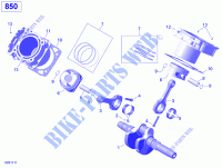 Rotax   Crankshaft, Piston and Cylinder   850 EFI for Can-Am OUTLANDER 850 2021