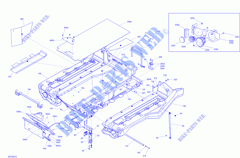 Cargo   Kit Platform for Can-Am OUTLANDER MAX 6X6 650 2020
