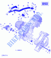 Engine Cooling   850 EFI for Can-Am OUTLANDER X MR 850 2020