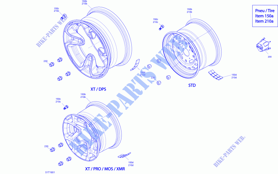 Wheels   XMR for Can-Am OUTLANDER 570 2019