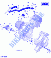 Engine Cooling   850 EFI for Can-Am OUTLANDER X MR 850 2016