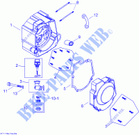 Crankcase, Right for Can-Am MINI DS 70 2015