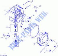 Crankcase, Right for Can-Am MINI DS 90 2015