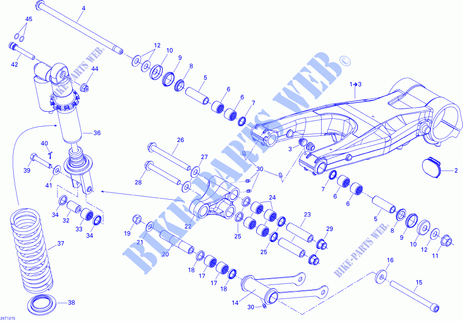 Rear Suspension for Can-Am DS 450 2015